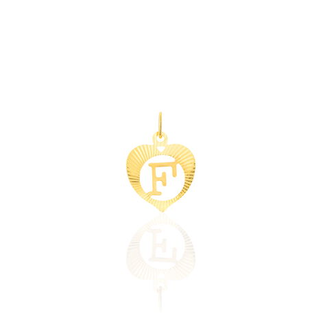 Pendentif Eudocie Coeur Lettre Or Jaune - Pendentifs Famille | Histoire d’Or