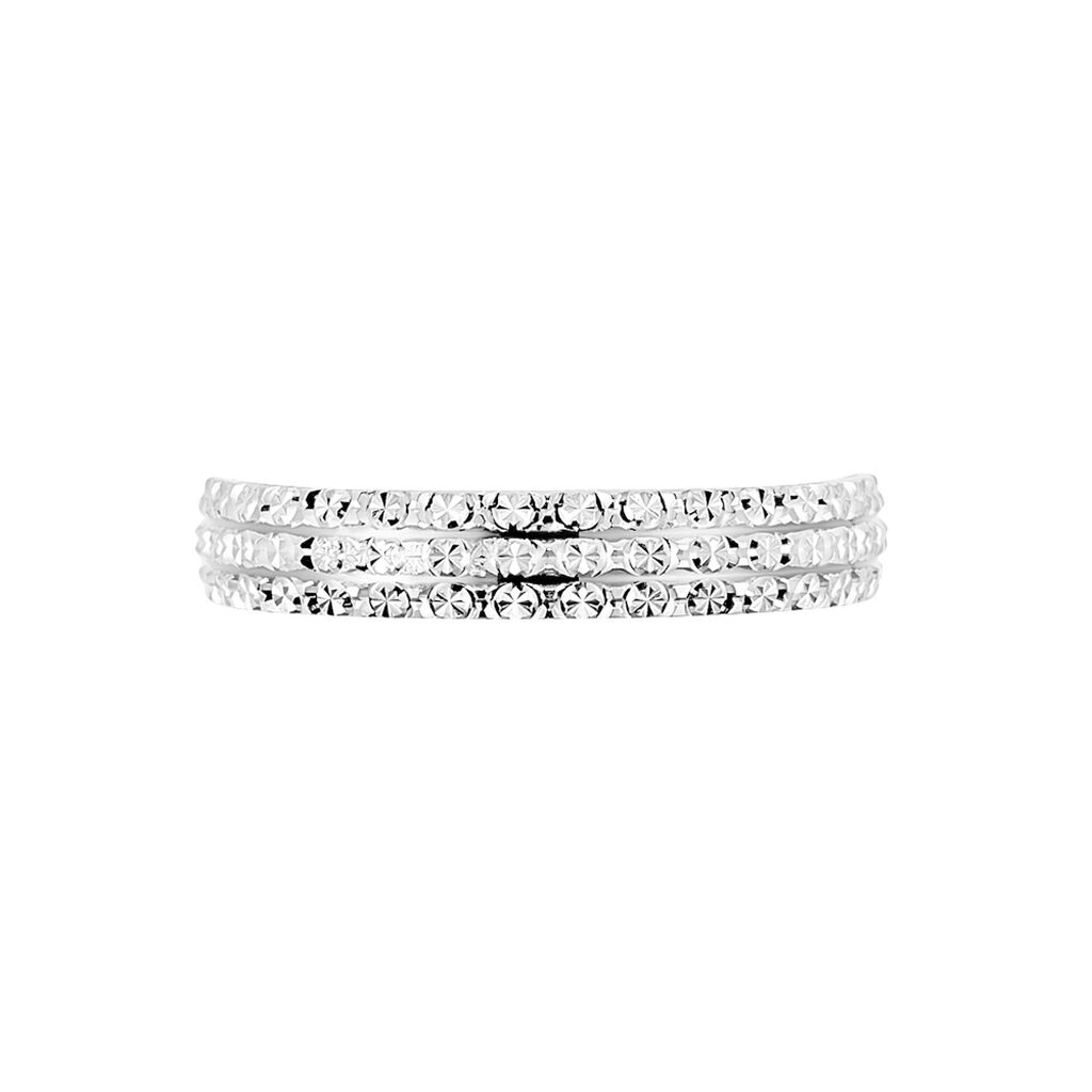 Alliance Roxie Ruban Plat Or Blanc - Alliances Femme | Histoire d’Or