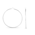 Cr&eacute;oles Dominae Or Blanc - Boucles d'oreilles cr&eacute;oles Femme | Histoire d&rsquo;Or