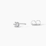 Boucles D'oreilles Puces Allison Argent Blanc Oxyde De Zirconium - Boucles d'oreilles fantaisie Femme | Histoire d&rsquo;Or