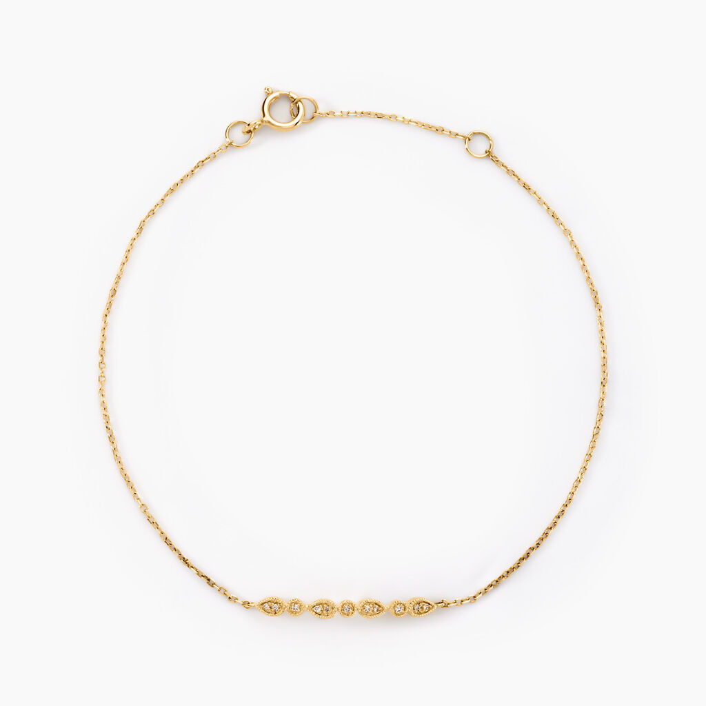 Bracelet Robina Or Jaune Diamant - Bracelets Femme | Histoire d’Or