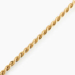 Bracelet Cordelia Maille Corde Or Jaune - Bracelets cha&icirc;ne Femme | Histoire d&rsquo;Or