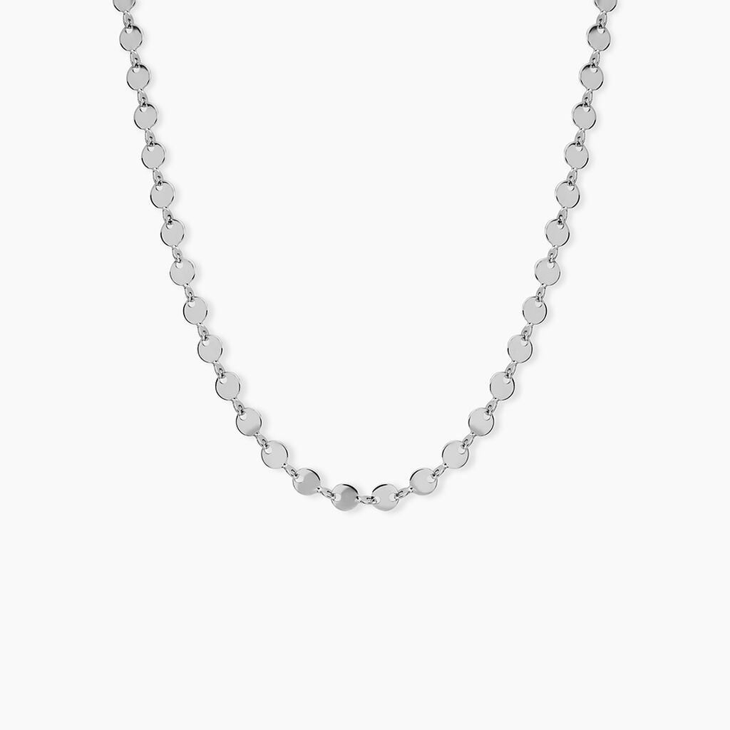 Collier Eva Acier Blanc - Colliers fantaisie Femme | Histoire d&rsquo;Or