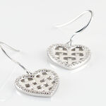 Boucles D'oreilles Pendantes Argent Helenius Oxyde De Zirconium - Boucles d'oreilles fantaisie Femme | Histoire d&rsquo;Or