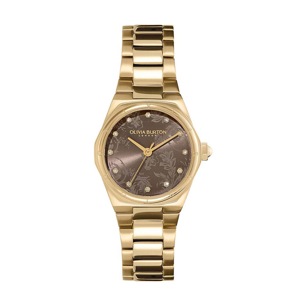 Montre Olivia Burton Mini Hexa Beige