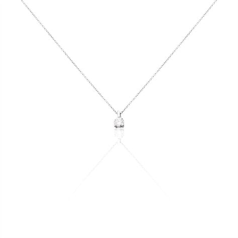 Collier Gianna Or Blanc Diamant - Colliers Femme | Histoire d’Or
