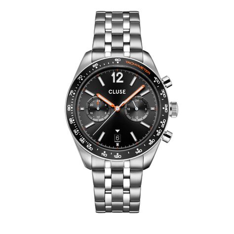 Montre Cluse Aravis Dual Timer Noir - Nouveautés Homme | Histoire d’Or