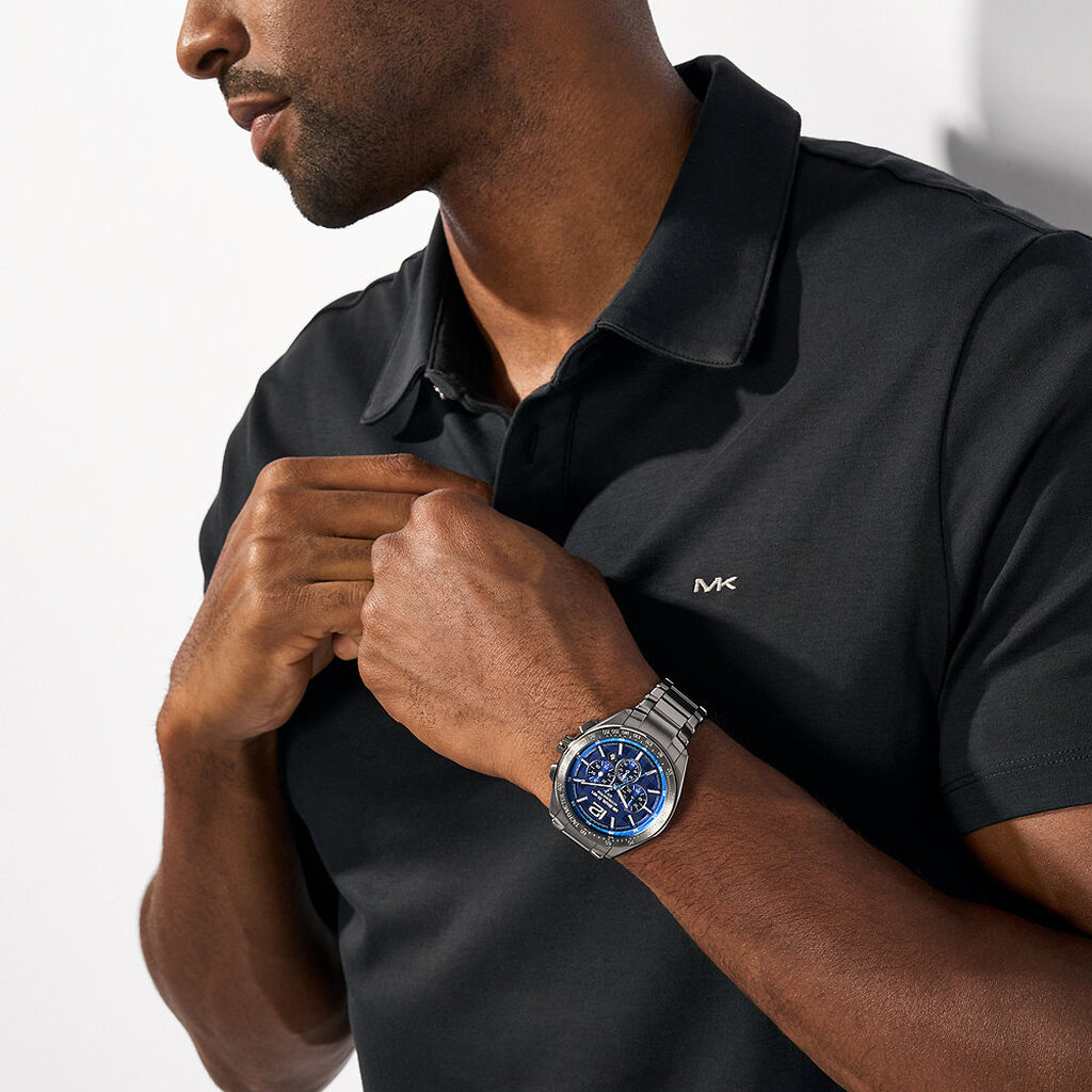 Montre Michael Kors Accelerator 2.0 Bleu - Montres Homme | Histoire d’Or