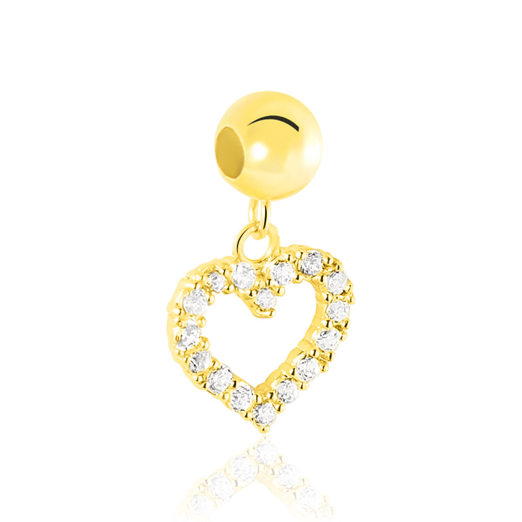Charms Lhea Or Jaune Oxyde De Zirconium - Pendentifs Coeur Femme | Histoire d’Or