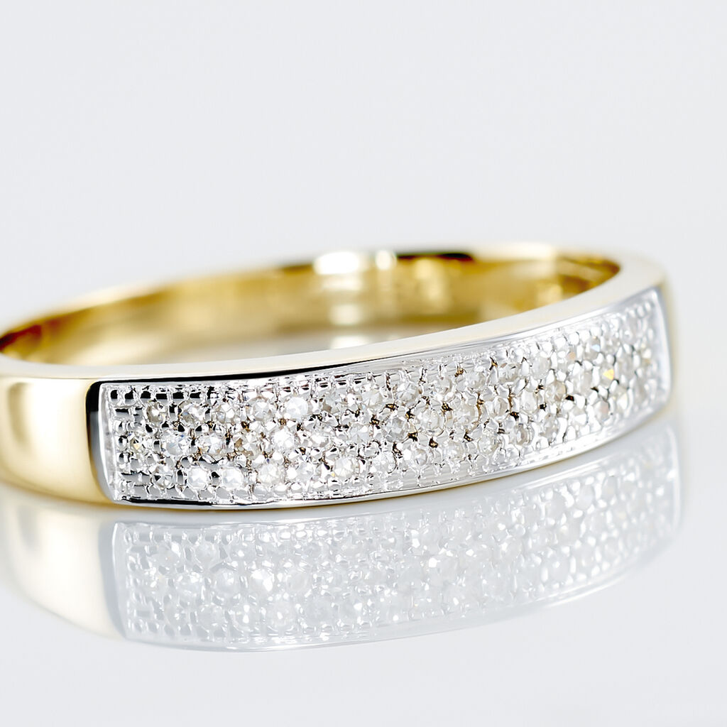 Bague Serafina Or Jaune Diamant - Bagues avec pierre Femme | Histoire d’Or