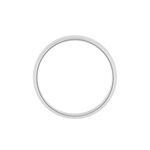 Aphroditia Demi Jonc Bombe Trouwring Wit Platina - Alliances Unisex | Histoire d&rsquo;Or