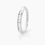 Alliance Giulia Or Blanc Diamant - Alliances Femme | Histoire d&rsquo;Or