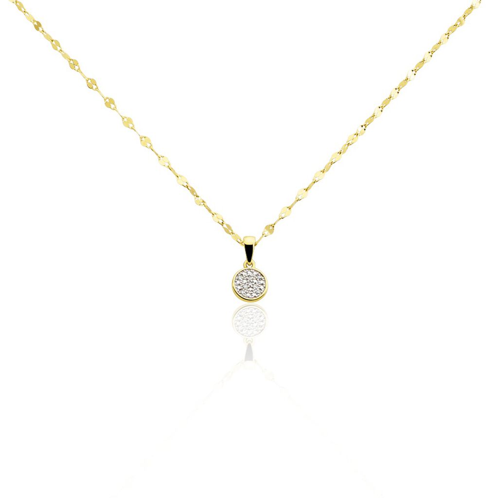 Collier Or Jaune Luminata Diamants - Colliers Femme | Histoire d’Or