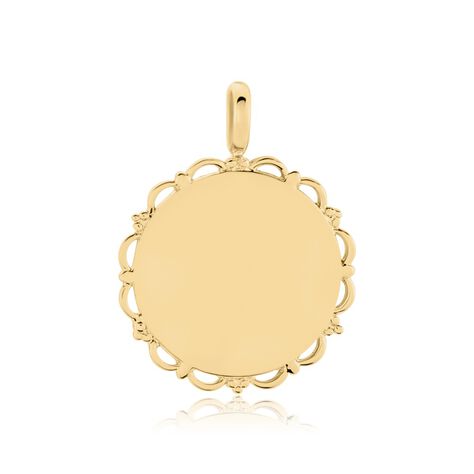 Pendentif Molya Plaque Or Doré - Pendentifs Femme | Histoire d’Or