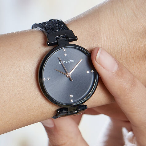 Montre Codhor Cegolene Noir - Montres Femme | Histoire d’Or
