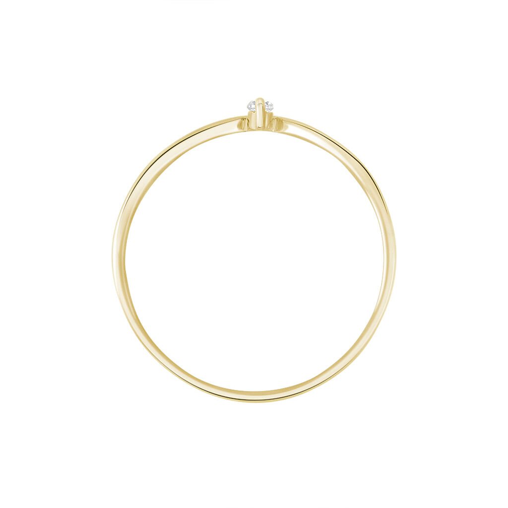 Bague Maye Or Jaune Diamant - Bagues solitaires Femme | Histoire d&rsquo;Or