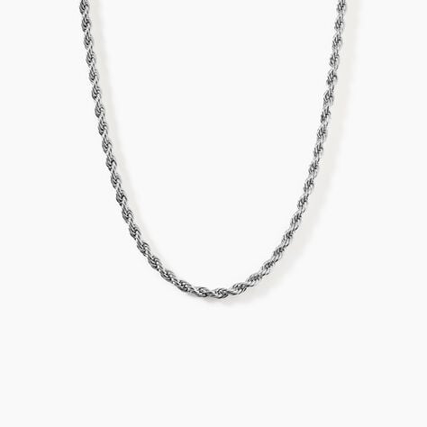 Collier Ambra Acier Blanc - Bijoux sans pierre Femme | Histoire d&rsquo;Or