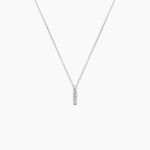 Collier Aprhodisia Or Blanc Diamant Blanc - Colliers Femme | Histoire d&rsquo;Or