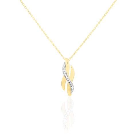 Collier Ester Or Jaune Diamant - Colliers Femme | Histoire d&rsquo;Or