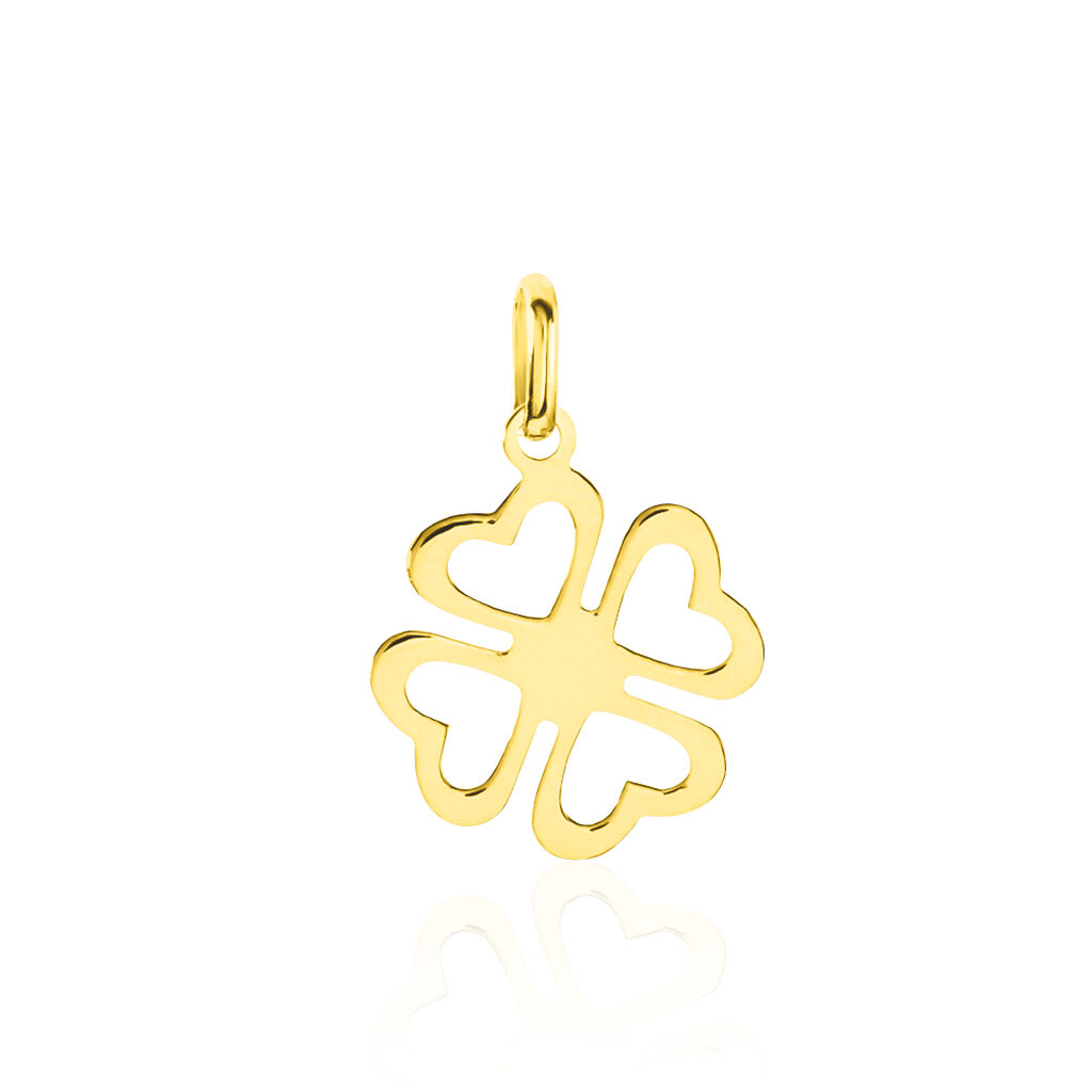 Pendentif Koulmia Trefle Or Jaune