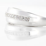 Bague Vianca Or Blanc Diamant - Bagues avec pierre Femme | Histoire d&rsquo;Or