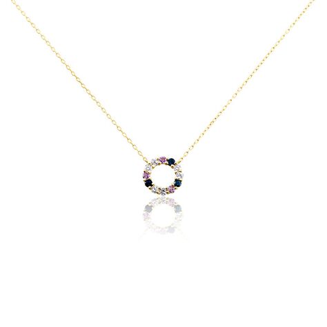 Collier Iris Or Jaune Topaze Améthyste - Colliers Femme | Histoire d’Or