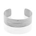 Bracelet Jonc Tia Acier Blanc - Bijoux Plume Femme | Histoire d’Or