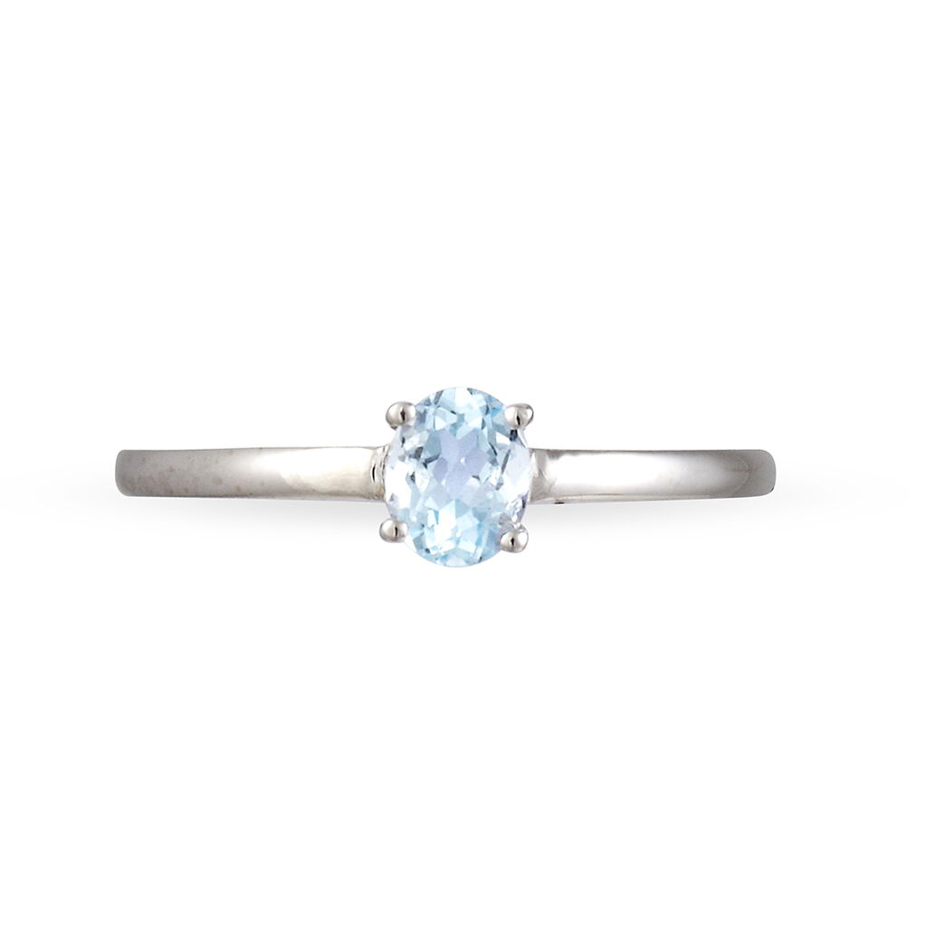 Bague Lily Or Blanc Tanzanite - Bagues solitaires Femme | Histoire d’Or