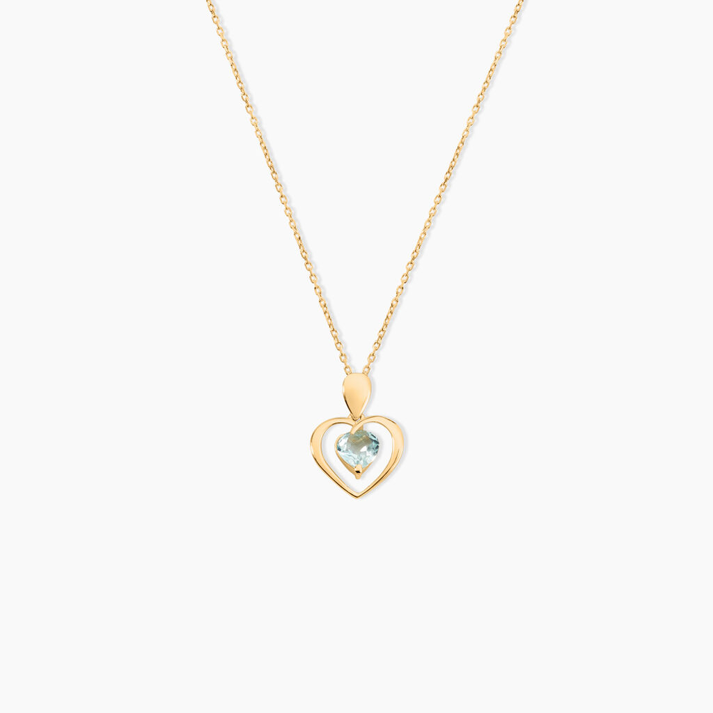 Pendentif Or Jaune Gurvan Topaze - Pendentifs Femme | Histoire d&rsquo;Or