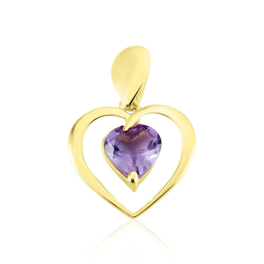 Pendentif Or Jaune Gurvan Amethyste