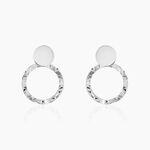 Boucles D'oreilles Pendantes Merrilie Argent Blanc - Boucles d'oreilles fantaisie Femme | Histoire d&rsquo;Or