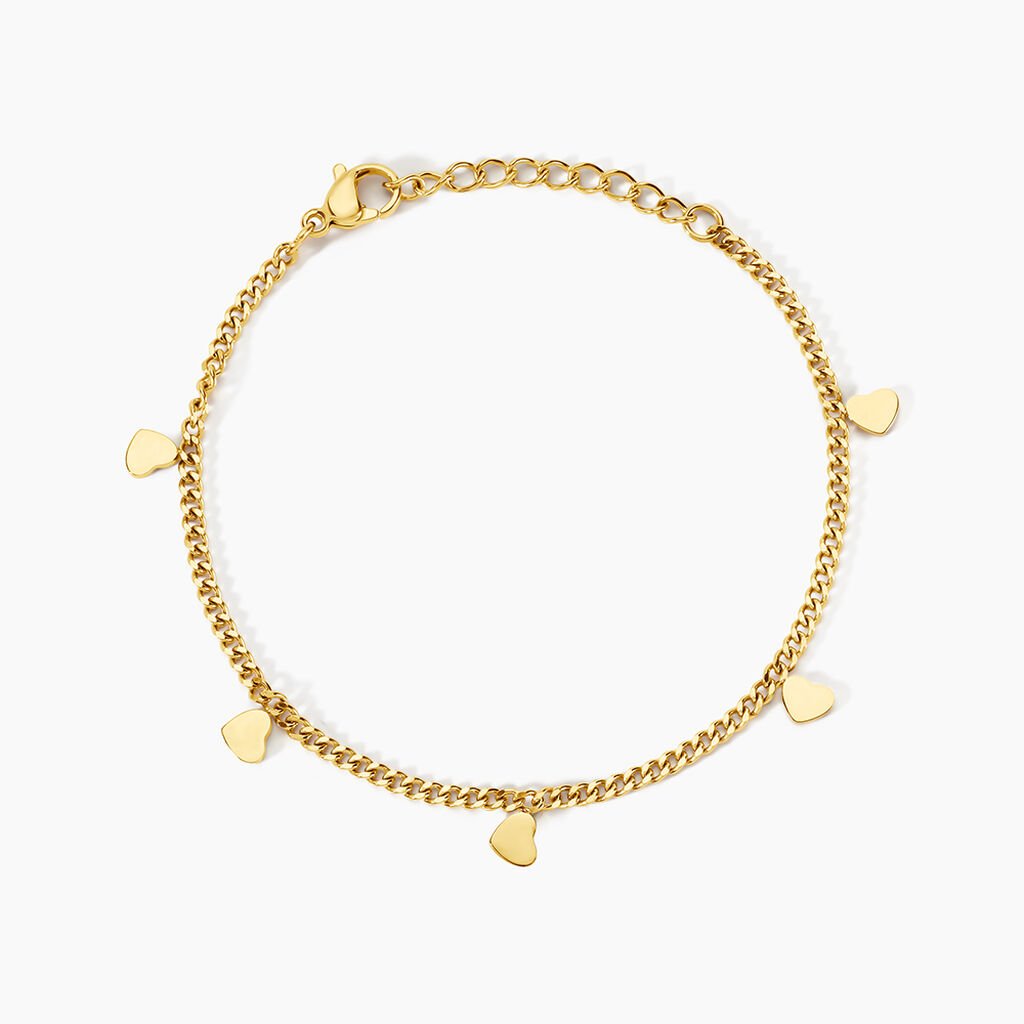 Bracelet Lady Chic Acier Jaune - Nouveautés Femme | Histoire d’Or