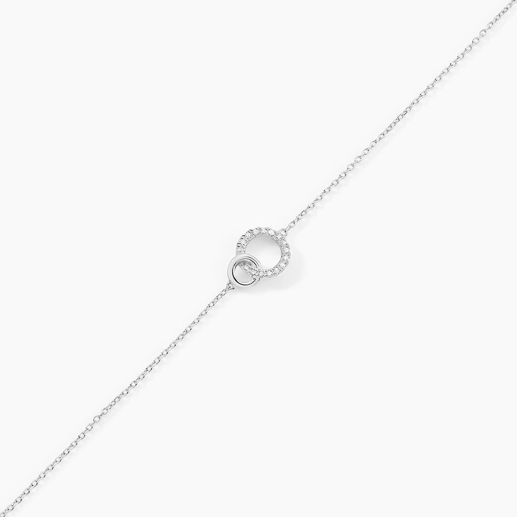 Bracelet Mahaut Or Blanc Diamant - Bracelets Femme | Histoire d&rsquo;Or