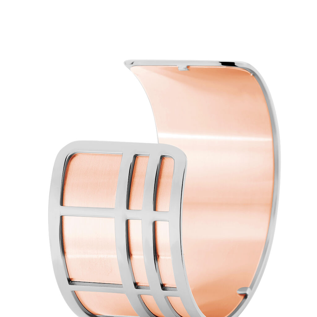 Bracelet Jonc Andria Acier Blanc - Bracelets joncs Femme | Histoire d&rsquo;Or