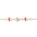 Bracelet Disney Acier Doré Rose Oxyde - Bracelets fantaisie Femme | Histoire d’Or
