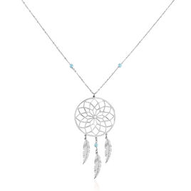 Collier Sautoir Misalie Argent Blanc - Colliers fantaisie Femme | Histoire d’Or
