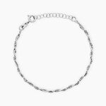 Bracelet Saman Argent Blanc - Bracelets Femme | Histoire d&rsquo;Or