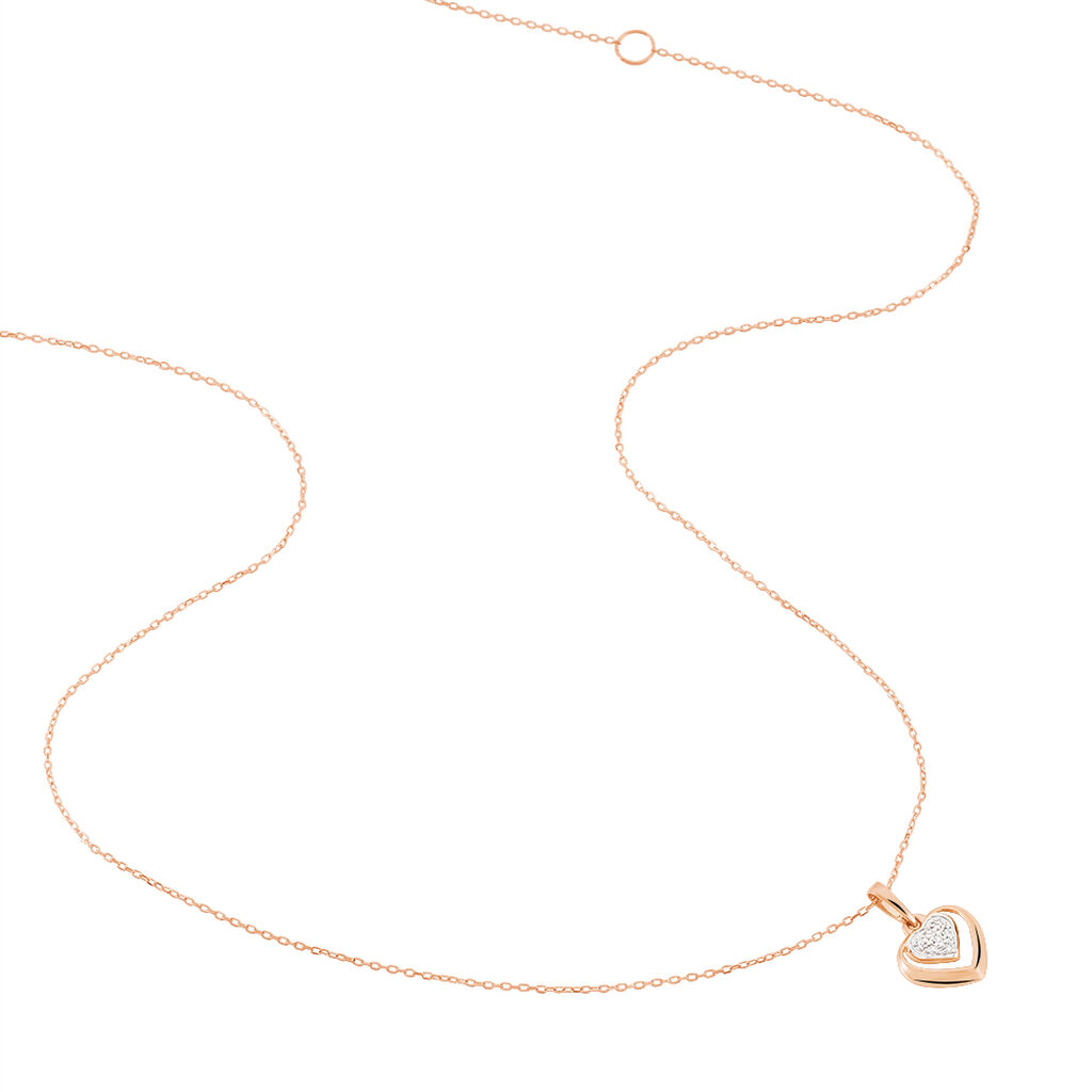 Collier Liana Or Rose Diamant - Colliers Femme | Histoire d&rsquo;Or