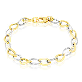 Bracelet Maille Or Bicolore - Bracelets chaîne Femme | Histoire d’Or