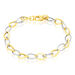Bracelet Maille Or Bicolore - Bracelets chaîne Femme | Histoire d’Or