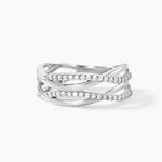 Bague Peronele Argent Blanc Oxyde De Zirconium - Bagues avec pierre Femme | Histoire d&rsquo;Or