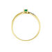 Bague Or Jaune Levenez Emeraude