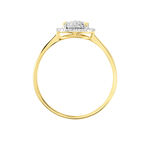 Bague Soleil D'hiver Or Jaune Diamant - Bagues avec pierre Femme | Histoire d&rsquo;Or