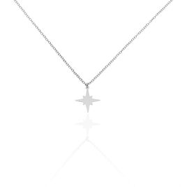 Collier Wiem Argent Blanc - Colliers Etoile Femme | Histoire d’Or