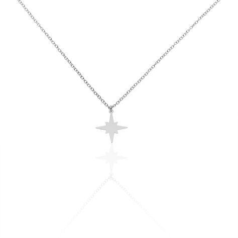 Collier Wiem Argent Blanc - Colliers Etoile Femme | Histoire d’Or