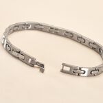 Bracelet Jourdan Acier Gris - Bijoux sans pierre Homme | Histoire d&rsquo;Or