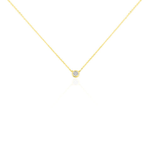 Collier Or Jaune Sofia Diamants - Colliers Femme | Histoire d’Or