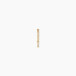 Cr&eacute;ole Unitaire L&eacute;ria Or Jaune Oxydes De Zirconium - Boucles d'oreilles empierr&eacute;es Femme | Histoire d&rsquo;Or