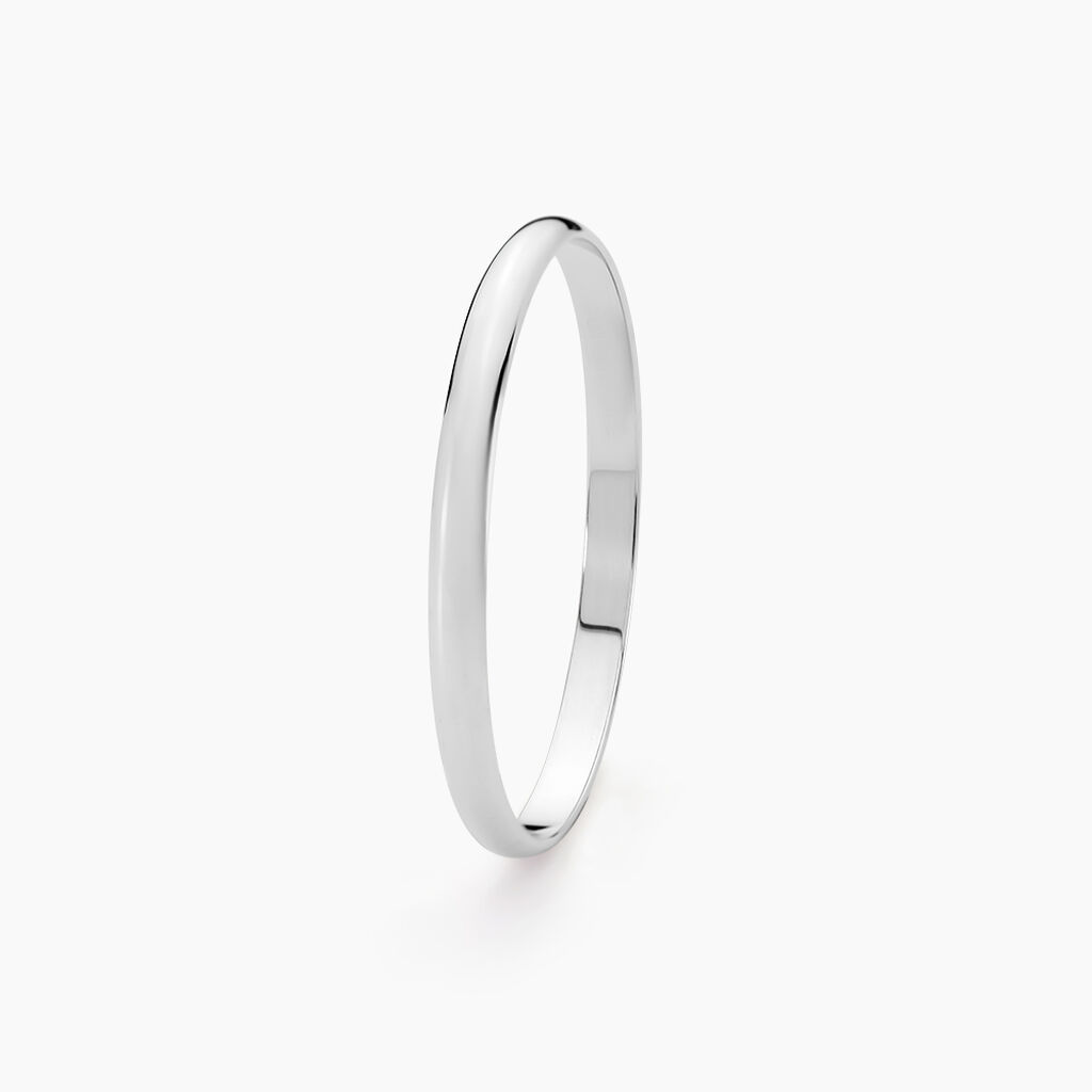 Alliance Meredithe Or Blanc - Alliances Unisex | Histoire d&rsquo;Or