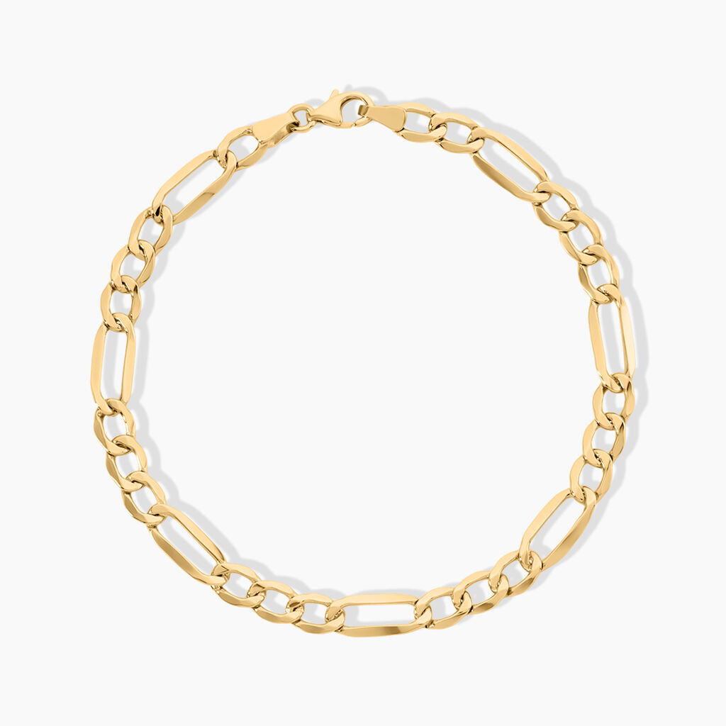 Bracelet Cameo Argent Dor&eacute; A L'Or 750/1000 - Bijoux sans pierre Femme | Histoire d&rsquo;Or